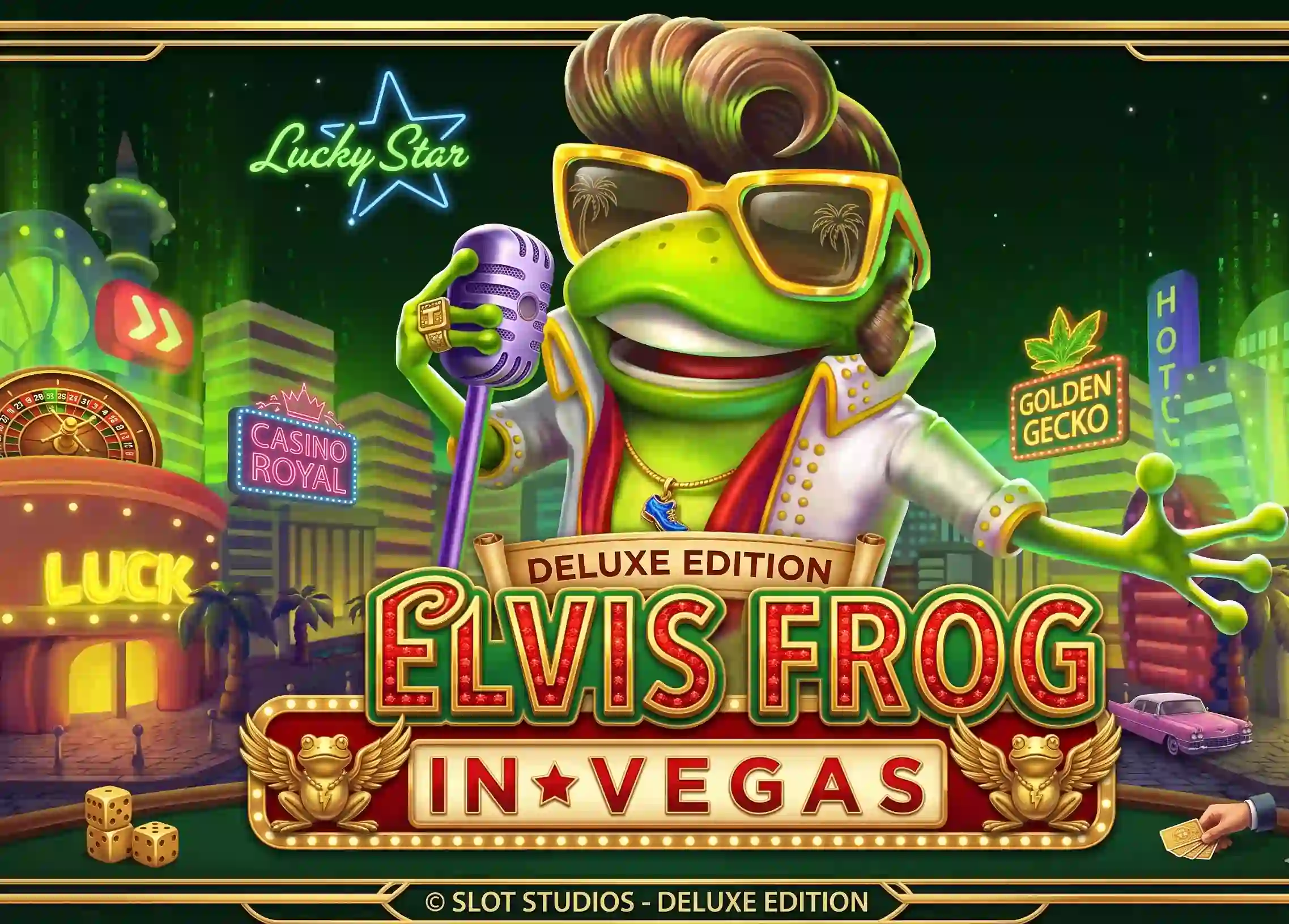 Elvis Frog in Vegas slot game by BGaming